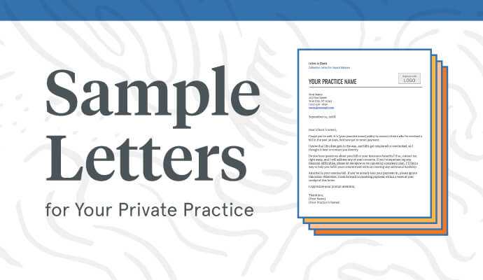free blank sample letter templates for your private practice